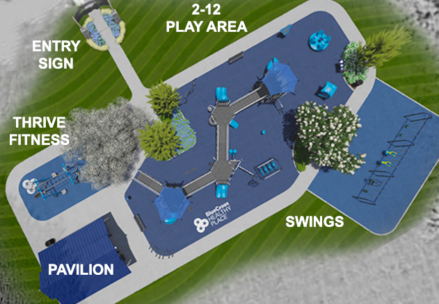 BlueCross Healthy Place playground in Farragut